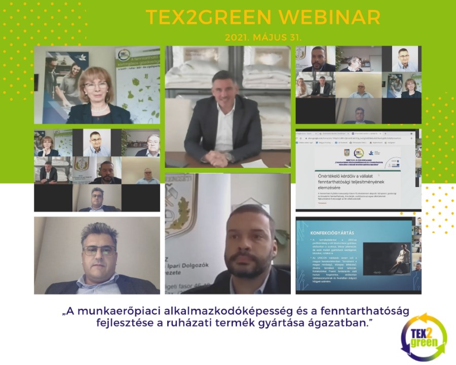 TEX2GREEN WEBINAR montázs