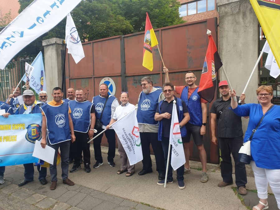 Román szolidaritás demonstráció BDSZ